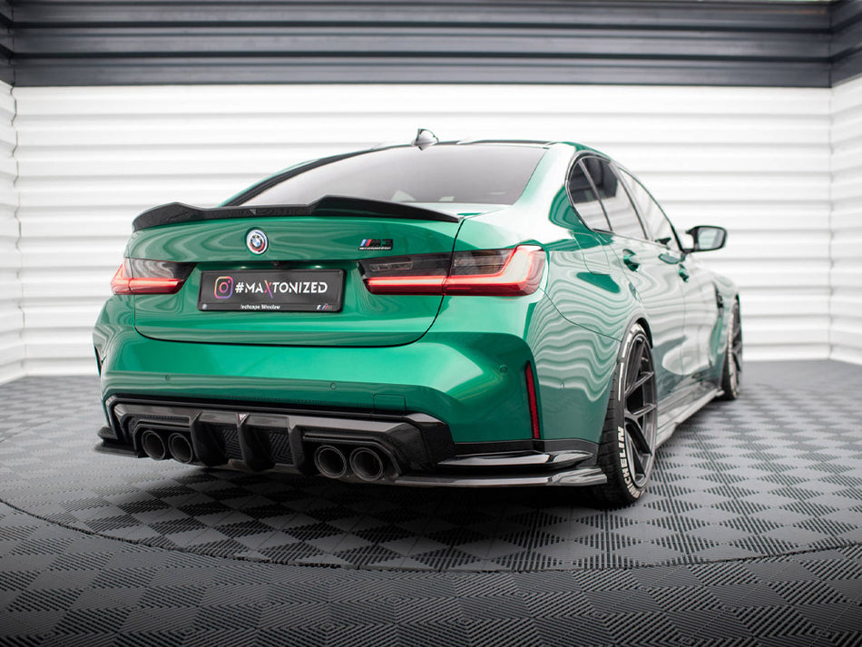 Maxton Design Carbon Fiber Tailgate Spoiler BMW M3 G80 / M340i G20 / 3 M-Pack G20 / 3 Standard G20 - CF-BM-3-G80-M-H1-245-P - Image 2