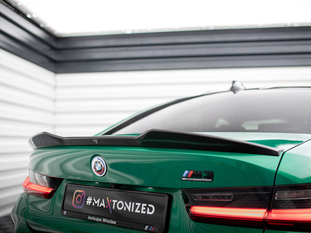 Maxton Design Carbon Fiber Tailgate Spoiler BMW M3 G80 / M340i G20 / 3 M-Pack G20 / 3 Standard G20 - CF-BM-3-G80-M-H1-245-P - Image 4