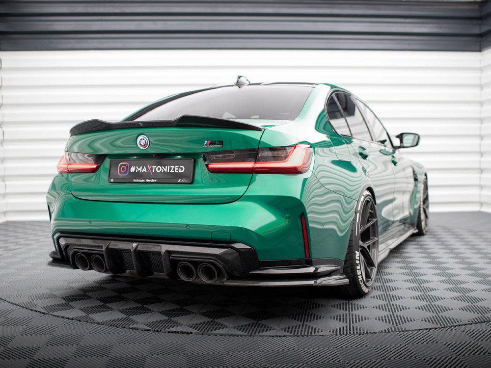 Maxton Design Carbon Fiber Rear Side Splitters BMW M3 Sedan / Touring G80 / G81 - CF-BM-3-G80-M-RSD1-245-P - Image 2