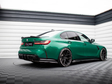 Maxton Design Carbon Fiber Rear Side Splitters BMW M3 Sedan / Touring G80 / G81 - CF-BM-3-G80-M-RSD1-245-P - Image 3