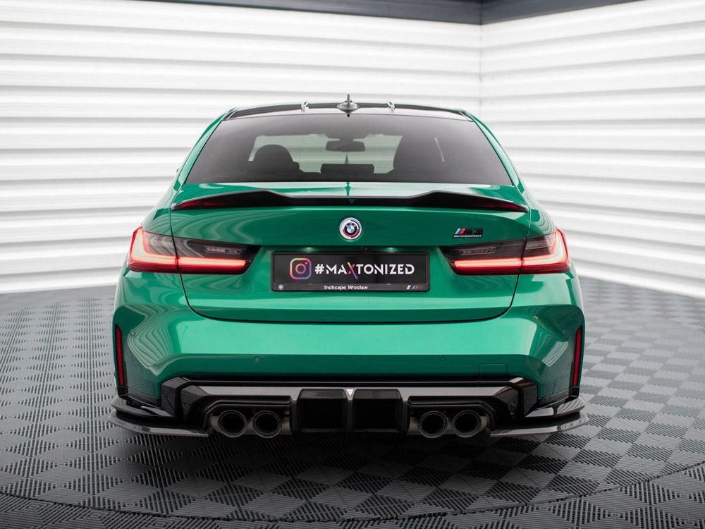 Maxton Design Carbon Fiber Rear Side Splitters BMW M3 Sedan / Touring G80 / G81 - CF-BM-3-G80-M-RSD1-245-P - Image 4