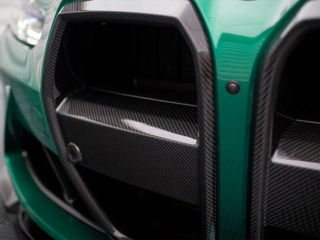 Maxton Design Carbon Fiber Front Grill + License Plate Holder Base BMW M4 G82 / M3 G80 - CF-BM-4-G82-M-G1-245V-P - Image 22