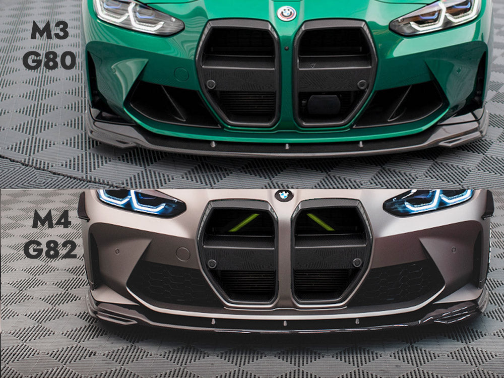 Maxton Design Carbon Fiber Front Splitter V.2 BMW M4 G82 / M3 G80 - CF-BM-4-G82-M-FD2-245-P - Image 2