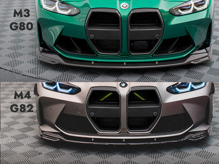 Maxton Design Carbon Fiber Front Splitter V.2 BMW M4 G82 / M3 G80 - CF-BM-4-G82-M-FD2-245-P - Image 2