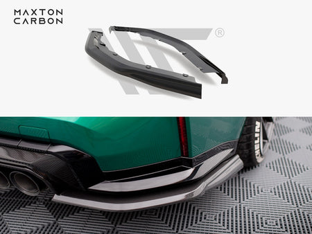 Maxton Design Carbon Fiber Rear Side Splitters BMW M3 Sedan / Touring G80 / G81 - CF-BM-3-G80-M-RSD1-245-P - Image 1