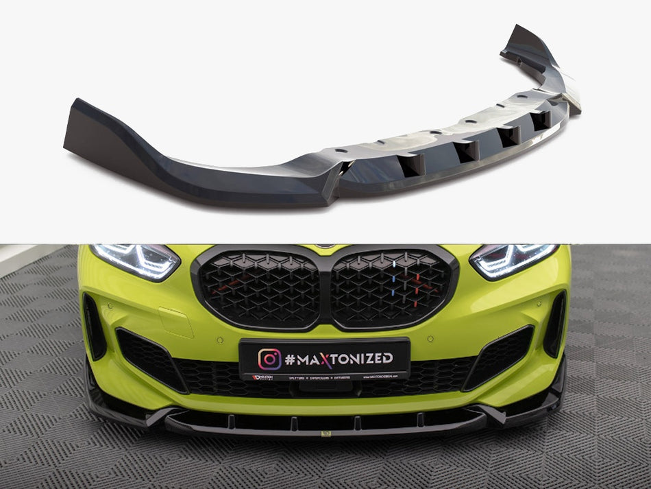 Maxton Design Front Splitter V.7 BMW 1 M-Sport / M135i / 128ti F40 - BM-1-40-M-FD5G - Image 1