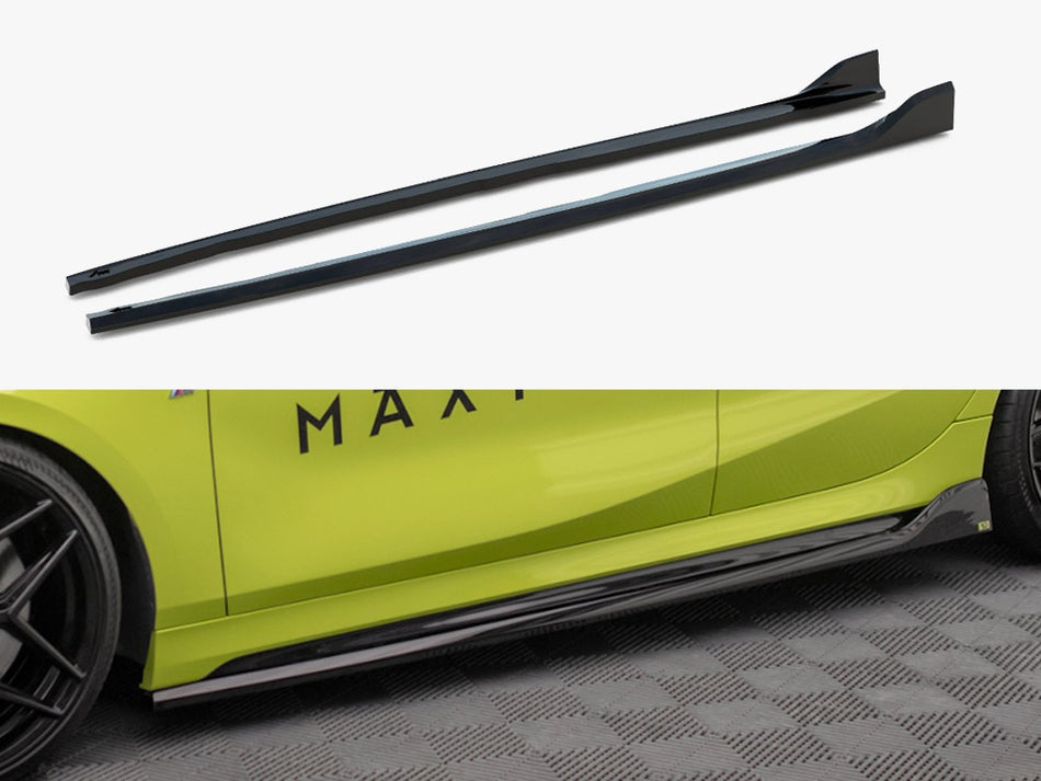 Maxton Design Side Skirts Diffusers V.5 BMW 1 F40 M-Sport / M135i - BM-1-40-M-SD3G - Image 1