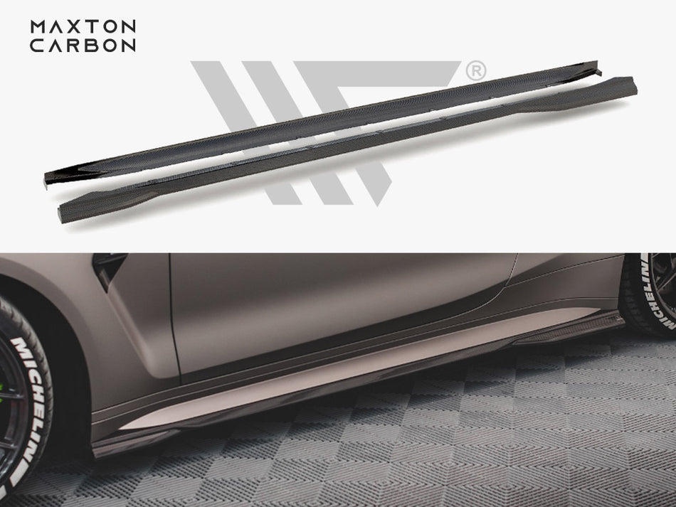 MAXTON DESIGN Carbon Fiber Side Skirts BMW M4 G82