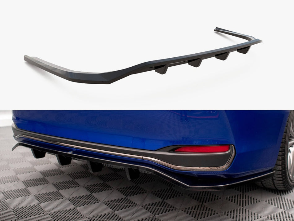 Central Rear Splitter (Vertical Bars) Lexus ES F Sport Mk7