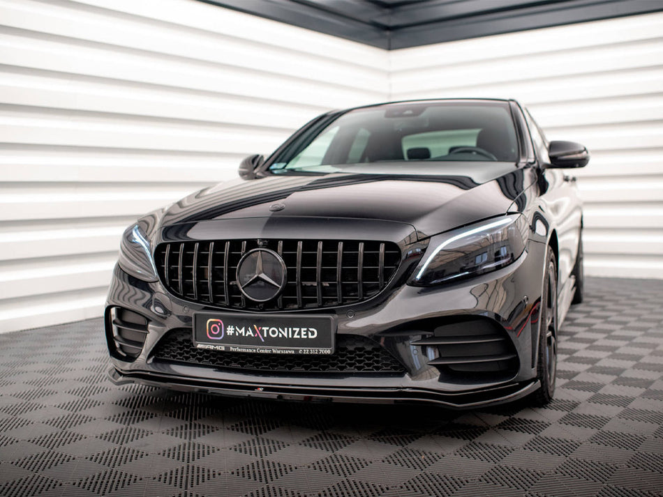 Front Splitter V.1 Mercedes-Benz C AMG Line Sedan / Coupe / Estate W205 / C205 / S205 Facelift