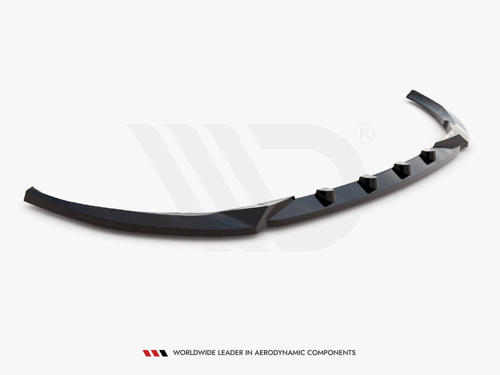 Maxton Design Front Splitter V.2 Mercedes-Benz C AMG Line Sedan / Coupe / Estate W205 / C205 / S205 Facelift - ME-C-205F-AMGLINE-C-FD2G - Image 5