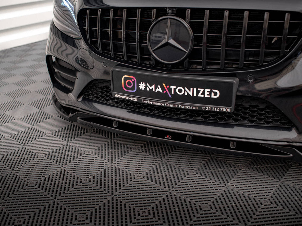 Maxton Design Front Splitter V.2 Mercedes-Benz C AMG Line Sedan / Coupe / Estate W205 / C205 / S205 Facelift - ME-C-205F-AMGLINE-C-FD2G - Image 4