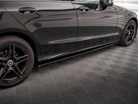 Maxton Design Side Skirts Diffusers Mercedes-Benz C43 / C AMG-Line Sedan / Estate W205 / S205 Facelift - ME-C-205F-AMGLINE-SD1G - Image 4