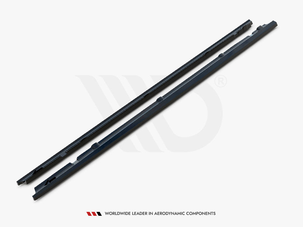 Maxton Design Side Skirts Diffusers Mercedes-Benz C43 / C AMG-Line Sedan / Estate W205 / S205 Facelift - ME-C-205F-AMGLINE-SD1G - Image 5