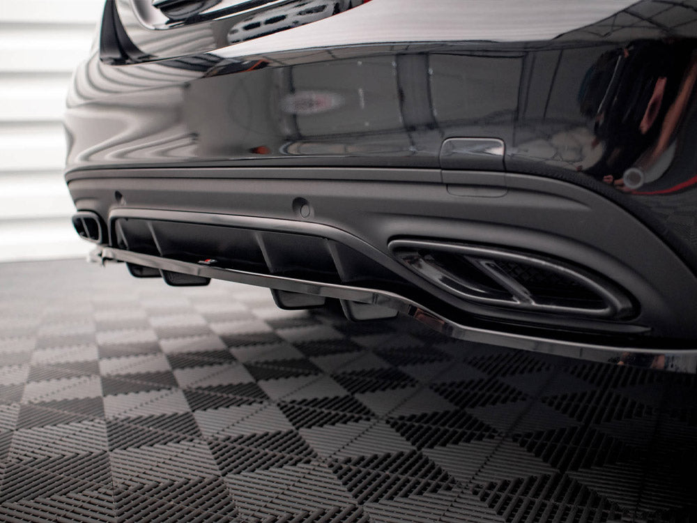 Maxton Design Rear Splitter (Vertical Bars) Mercedes C AMG Line W205 Facelift - ME-C-205F-AMGLINE-RD1G+RD2G - Image 5
