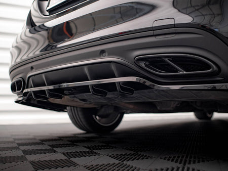 Rear Splitter (Vertical Bars) Mercedes C AMG Line W205 Facelift