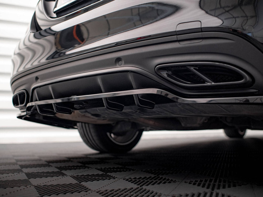 Maxton Design Rear Splitter (Vertical Bars) Mercedes C AMG Line W205 Facelift - ME-C-205F-AMGLINE-RD1G+RD2G - Image 6