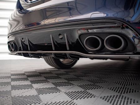 Maxton Design Rear Splitter (Vertical Bars) Mercedes-AMG C43 Sedan / Estate W205 / S205 Facelift - ME-C-205-AMG-RD1G+RD2G - Image 3