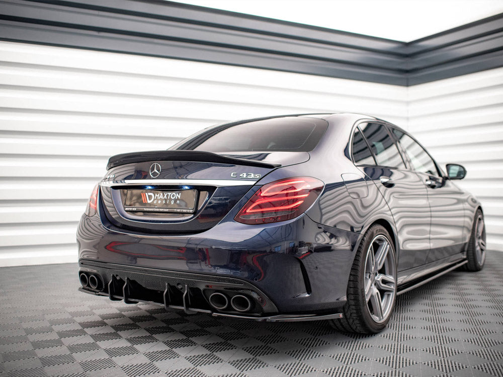 Maxton Design Street PRO Rear Diffuser Mercedes-AMG C43 Sedan / Estate W205 / S205 Facelift - MEC205AMGCNC-RS1B - Image 2