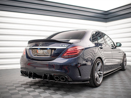 Maxton Design Street PRO Rear Diffuser Mercedes-AMG C43 Sedan / Estate W205 / S205 Facelift - MEC205AMGCNC-RS1B - Image 2