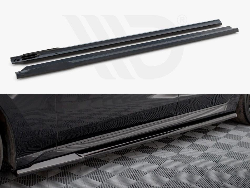 MAXTON DESIGN Side Skirts Diffusers BMW 740d xDrive M-Pack G70
