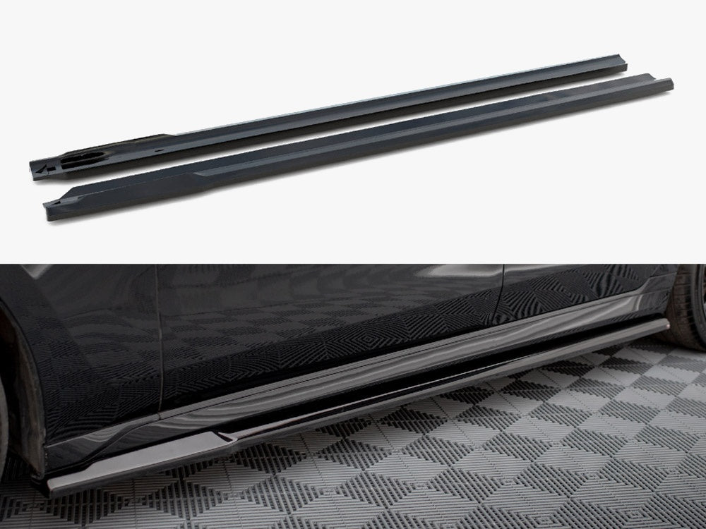 Maxton Design Side Skirts Diffusers BMW 740d xDrive M-pack / 740i xDrive M-Pack G70 - BM-7-G70-MPACK-SD1G - Image 1