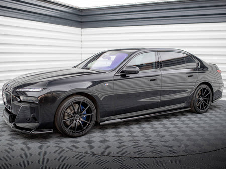 Maxton Design Side Skirts Diffusers BMW 740d xDrive M-pack / 740i xDrive M-Pack G70 - BM-7-G70-MPACK-SD1G - Image 2