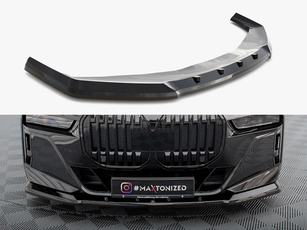 Maxton Design Front Splitter V.1 BMW 7 M-Pack / M760e / i7 M-Pack G70 - BM-7-G70-MPACK-FD1G - Image 1
