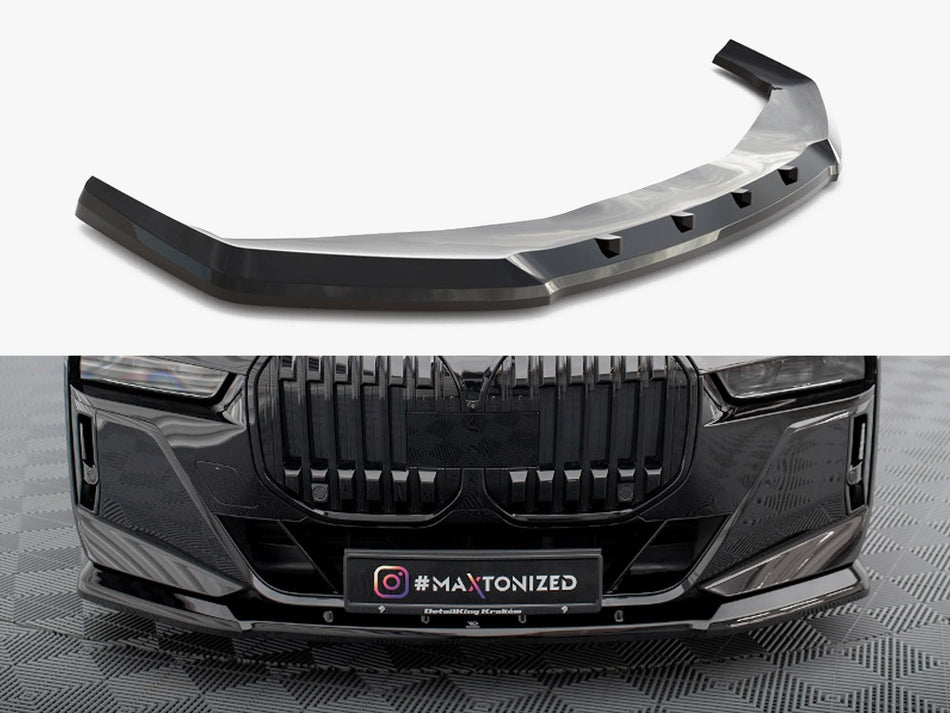 Maxton Design Front Splitter V.1 BMW 7 M-Pack / M760e / i7 M-Pack G70 - BM-7-G70-MPACK-FD1G - Image 1