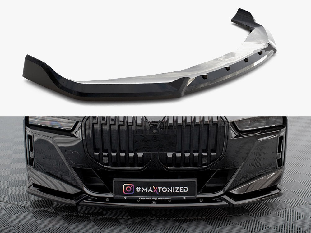 Maxton Design Front Splitter V.2 BMW 7 M-Pack / M760e / i7 M-Pack G70 - BM-7-G70-MPACK-FD2G - Image 1