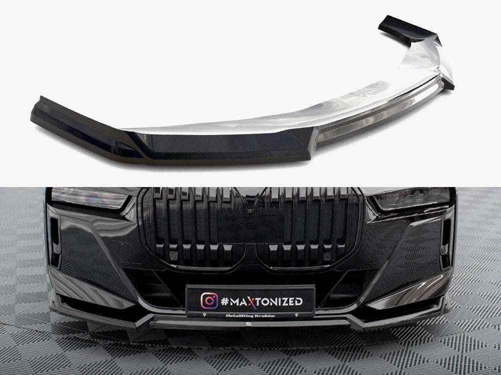 Maxton Design Front Splitter V.3 BMW 7 M-Pack / M760e / i7 M-Pack G70 - BM-7-G70-MPACK-FD3G - Image 1