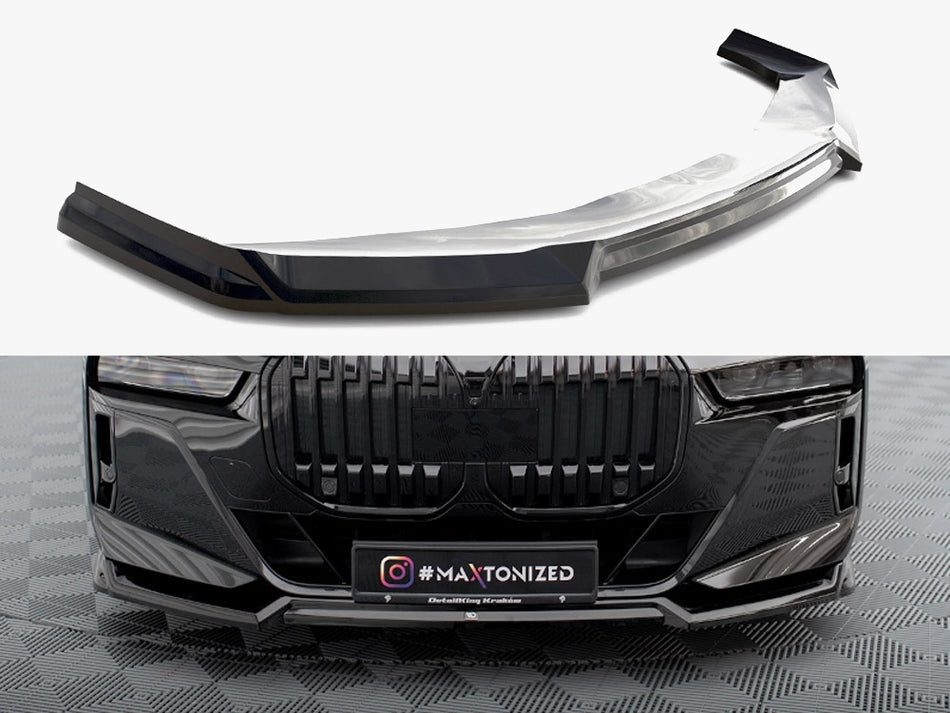 Maxton Design Front Splitter V.3 BMW 7 M-Pack / M760e / i7 M-Pack G70 - BM-7-G70-MPACK-FD3G - Image 1
