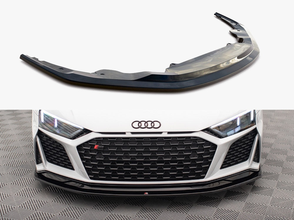 Maxton Design Front Splitter V.2 Audi R8 Mk2 Facelift - AU-R8-2F-FD3G+FD3RG - Image 1