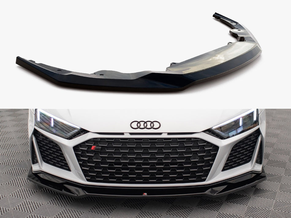 Maxton Design Front Splitter V.3 Audi R8 Mk2 Facelift - AU-R8-2F-FD4G+FD4RG - Image 1