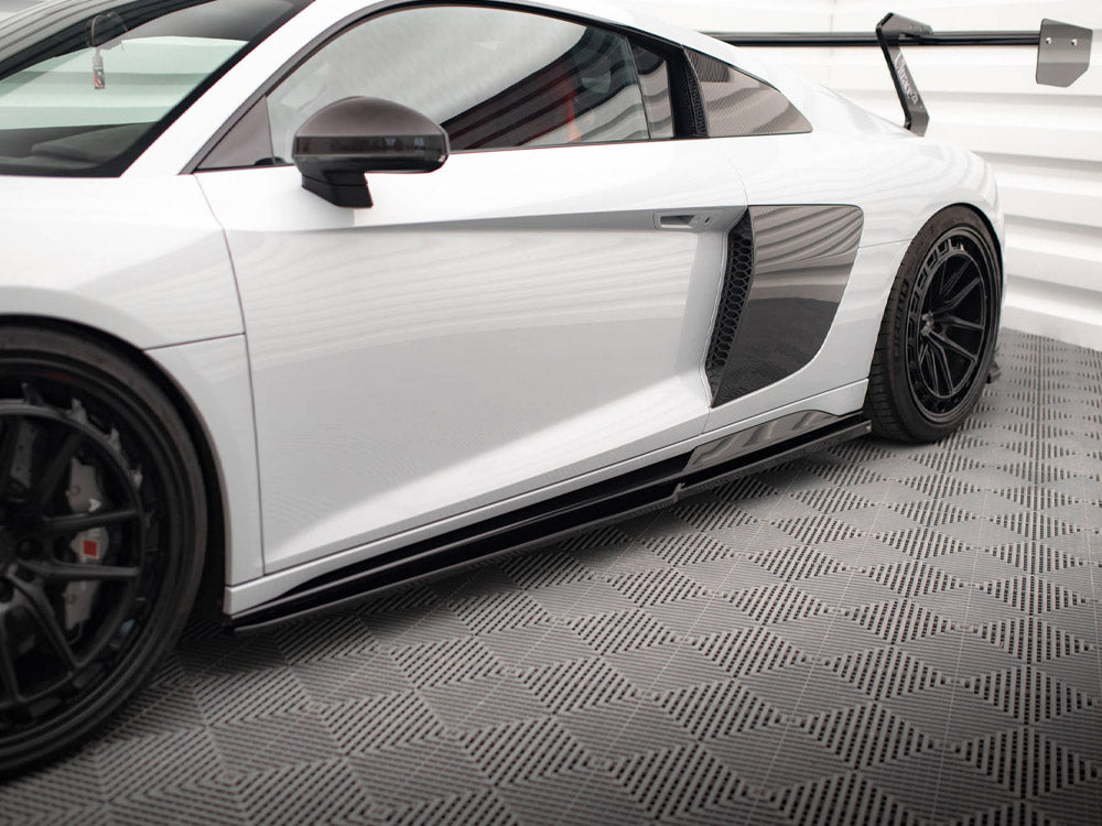 Maxton Design Side Skirts Diffusers V.2 Audi R8 Mk2 Facelift - AU-R8-2F-SD3G - Image 3