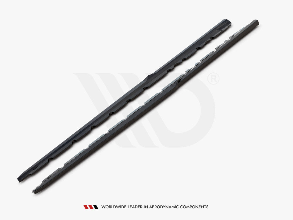 Maxton Design Side Skirts Diffusers V.2 Audi R8 Mk2 Facelift - Carbon Look - AU-R8-2F-SD3C - Image 6
