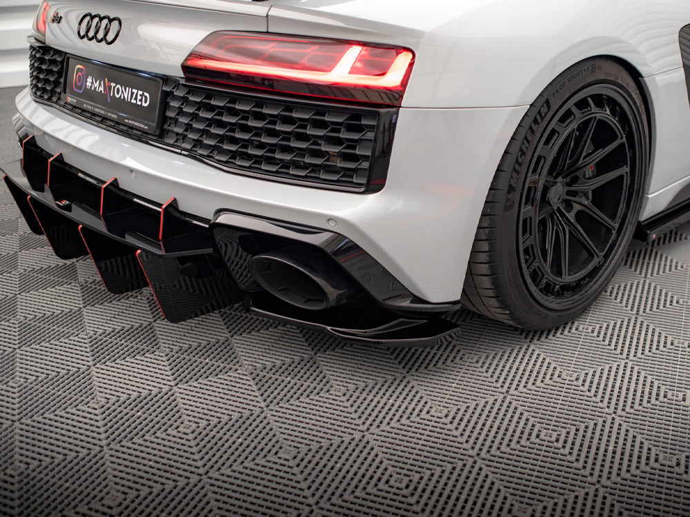 Maxton Design Rear Side Splitters Audi R8 Mk2 Facelift - AU-R8-2F-RSD1G - Image 3