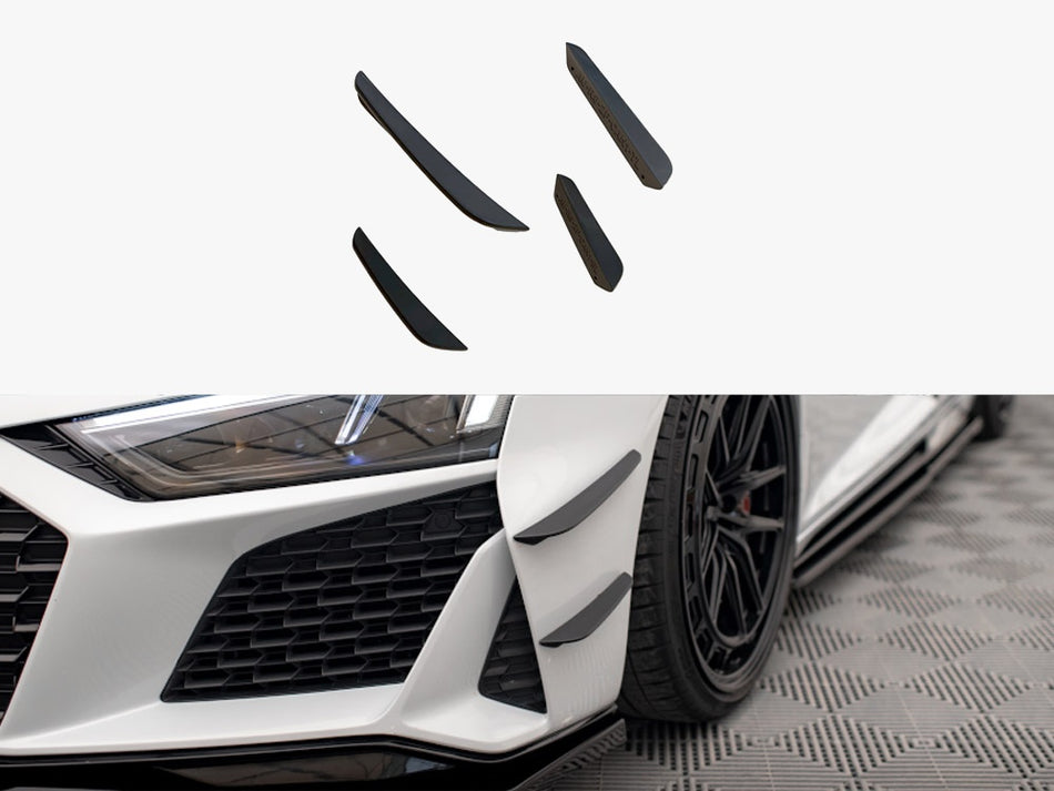 Maxton Design Front Bumper Wings (Canards) Audi R8 Mk2 Facelift - AU-R8-2F-CAN1 - Image 1