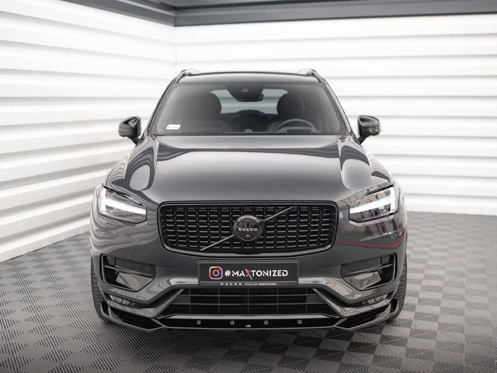 Maxton Design Front Splitter V.1 Volvo XC90 R-Design Mk2 Facelift - VO-XC90-2F-RDESIGN-FD1G - Image 3