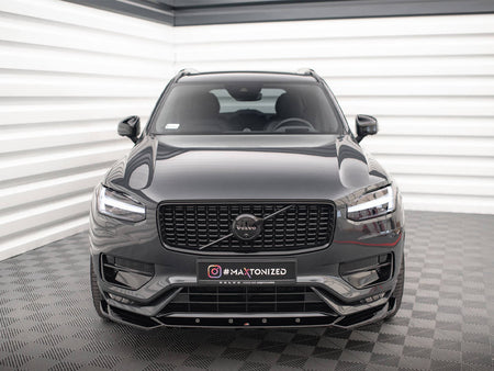 Maxton Design Front Splitter V.1 Volvo XC90 R-Design Mk2 Facelift - VO-XC90-2F-RDESIGN-FD1G - Image 3