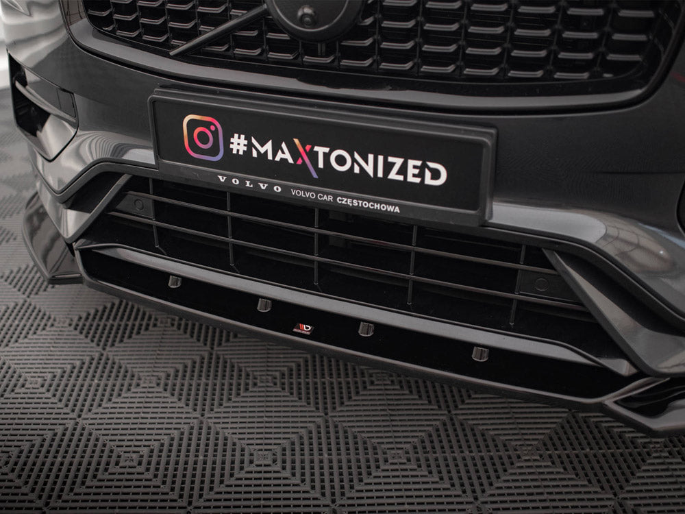 Maxton Design Front Splitter V.1 Volvo XC90 R-Design Mk2 Facelift - VO-XC90-2F-RDESIGN-FD1G - Image 4