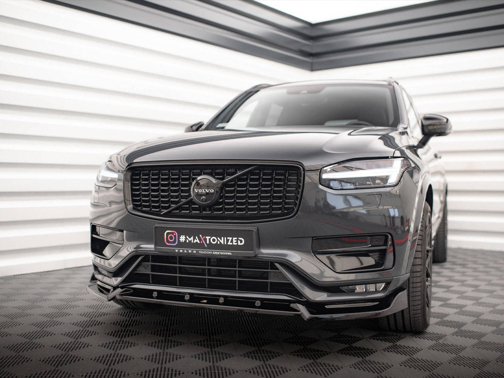 Maxton Design Front Splitter V.2 Volvo XC90 R-Design Mk2 Facelift - VO-XC90-2F-RDESIGN-FD2G - Image 2