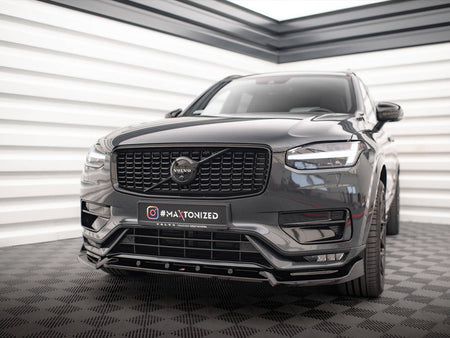 Maxton Design Front Splitter V.2 Volvo XC90 R-Design Mk2 Facelift - VO-XC90-2F-RDESIGN-FD2G - Image 2
