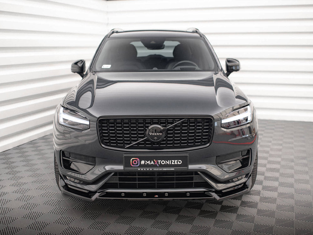Maxton Design Front Splitter V.2 Volvo XC90 R-Design Mk2 Facelift - VO-XC90-2F-RDESIGN-FD2G - Image 3