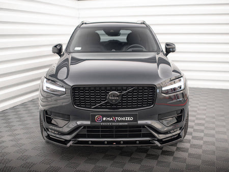 Maxton Design Front Splitter V.2 Volvo XC90 R-Design Mk2 Facelift - VO-XC90-2F-RDESIGN-FD2G - Image 3