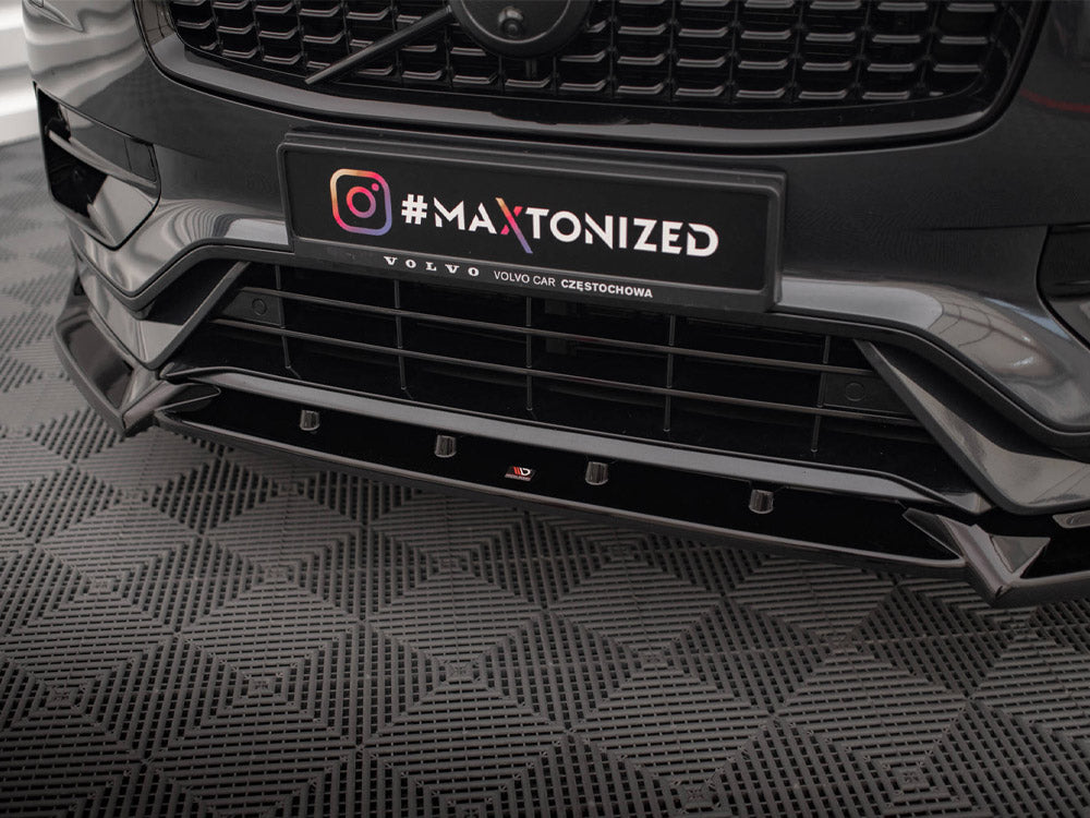 Maxton Design Front Splitter V.2 Volvo XC90 R-Design Mk2 Facelift - VO-XC90-2F-RDESIGN-FD2G - Image 4
