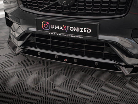 Maxton Design Front Splitter V.2 Volvo XC90 R-Design Mk2 Facelift - VO-XC90-2F-RDESIGN-FD2G - Image 4