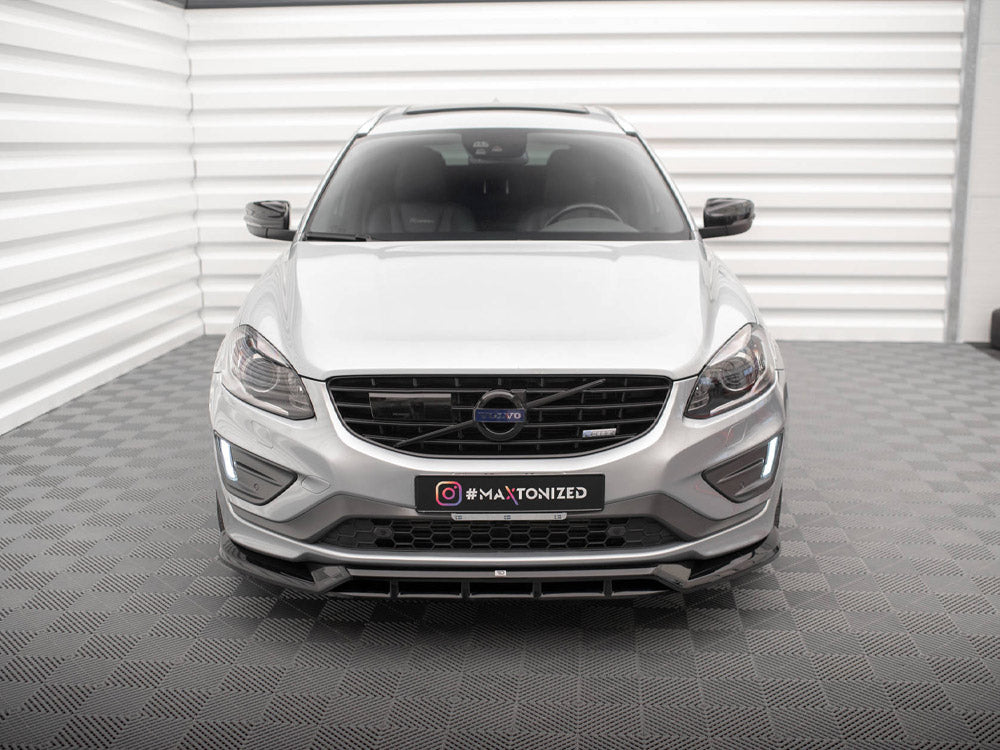 Maxton Design Front Splitter Volvo XC60 R-Design Mk1 Facelift - VO-XC60-1F-RDESIGN-FD1G+FD1RG - Image 3