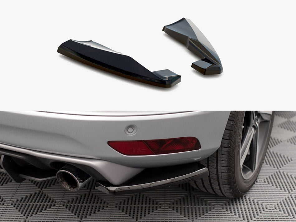 Maxton Design Rear Side Splitters Volvo XC60 R-Design Mk1 Facelift - VO-XC60-1F-RDESIGN-RSD1G - Image 1