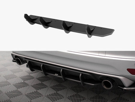 Maxton Design Street PRO Rear Diffuser Volvo XC60 R-Design Mk1 Facelift - VOXC601FRDESIGNCNC-RS1B - Image 1